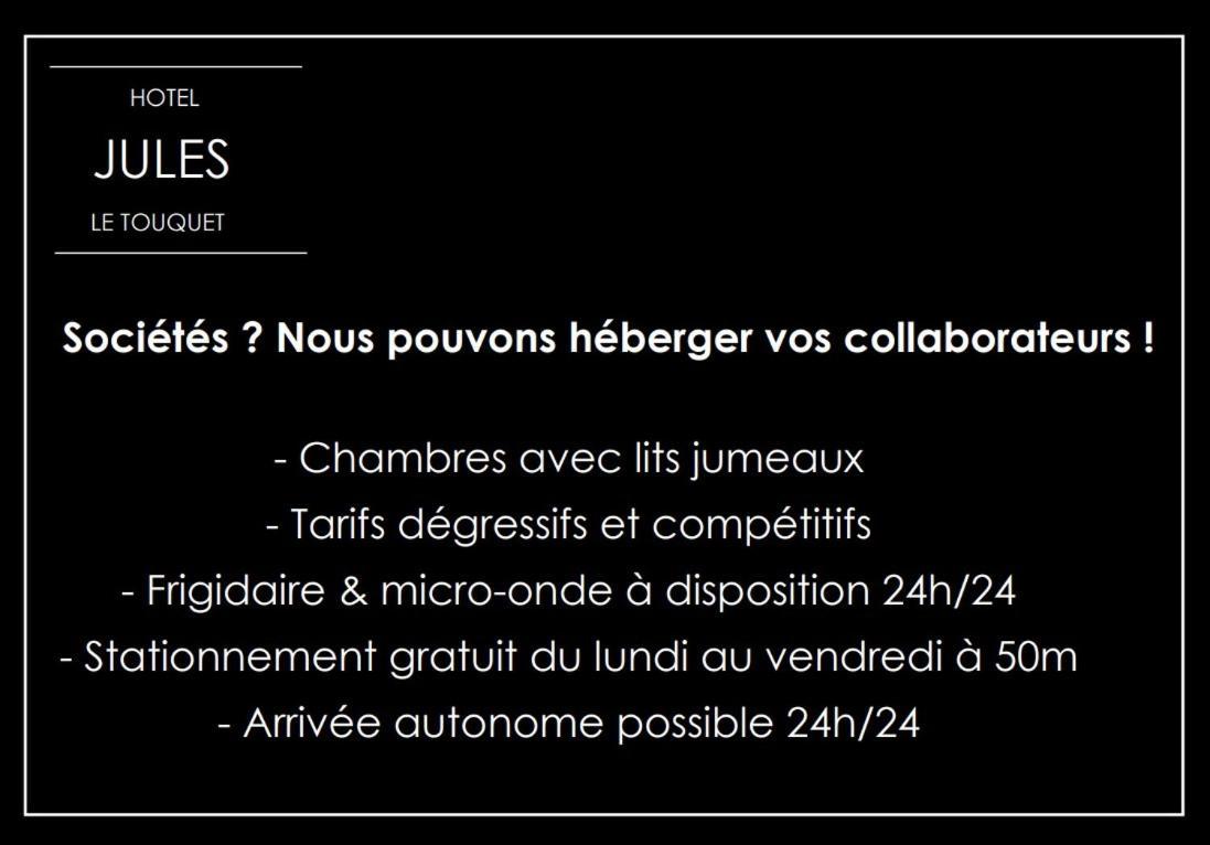 Hotel Jules Le Touquet Экстерьер фото